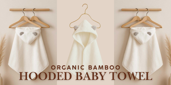 Organic bamboo baby towel 