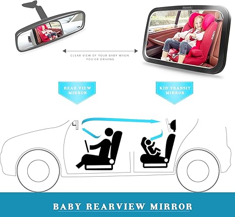 RearSafe™ - Baby Safety Car Mirror - Organibabe