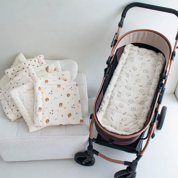 Baby Stroller Seat Cushion Soft Mattress Kids Pushchair Stroller - Organibabe