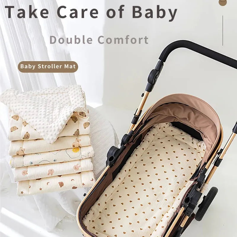 Baby Stroller Seat Cushion Soft Mattress Kids Pushchair Stroller - Organibabe