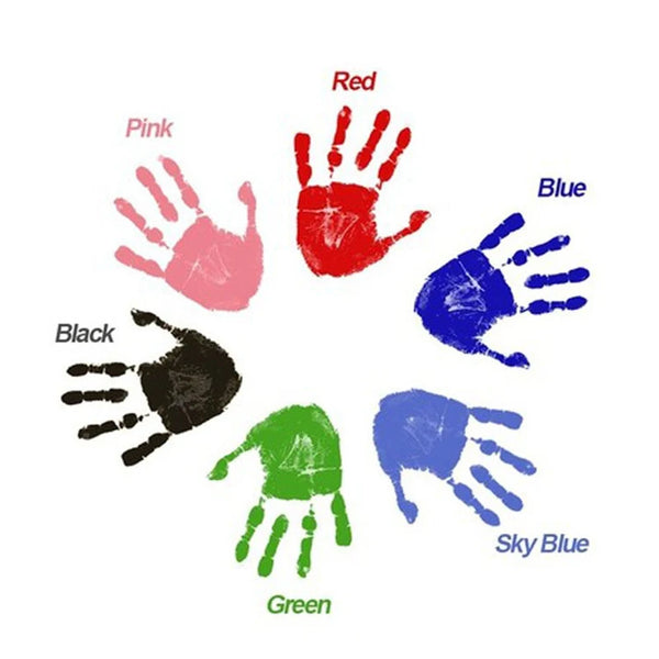 Newborn Baby DIY Hand And Footprint Kit Ink Pads - Organibabe