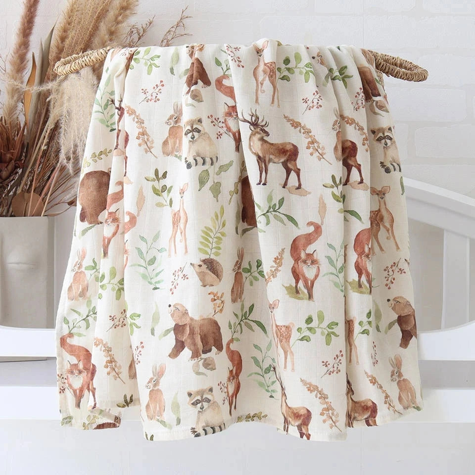 Super Soft Organic Swaddle Blanket