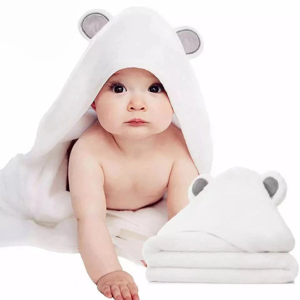 Organic Bamboo Hooded Baby Towel