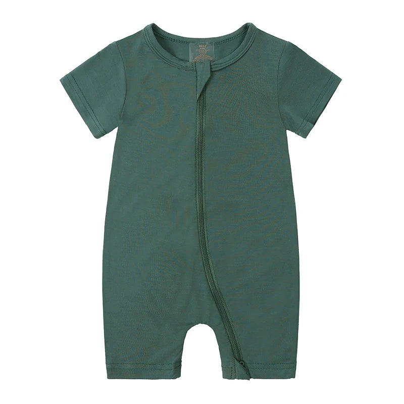 Minimalist Bamboo Fiber Solid Romper