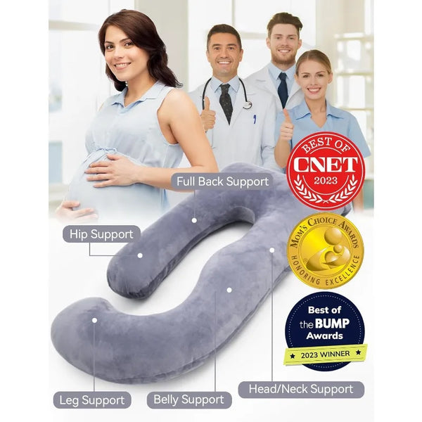 U Shaped Pregnancy Pillows for Sleeping - Organibabe