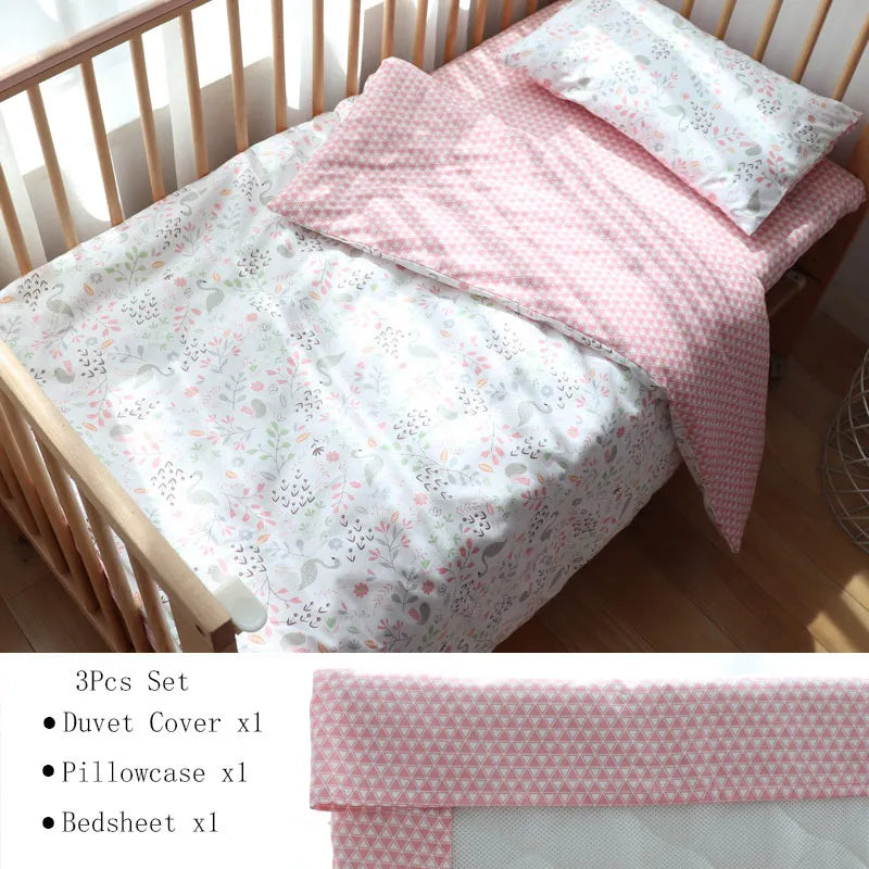 Pure Cotton Baby Bedding Set