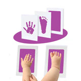 Newborn Baby DIY Hand And Footprint Kit Ink Pads - Organibabe