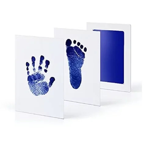 Newborn Baby DIY Hand And Footprint Kit Ink Pads - Organibabe