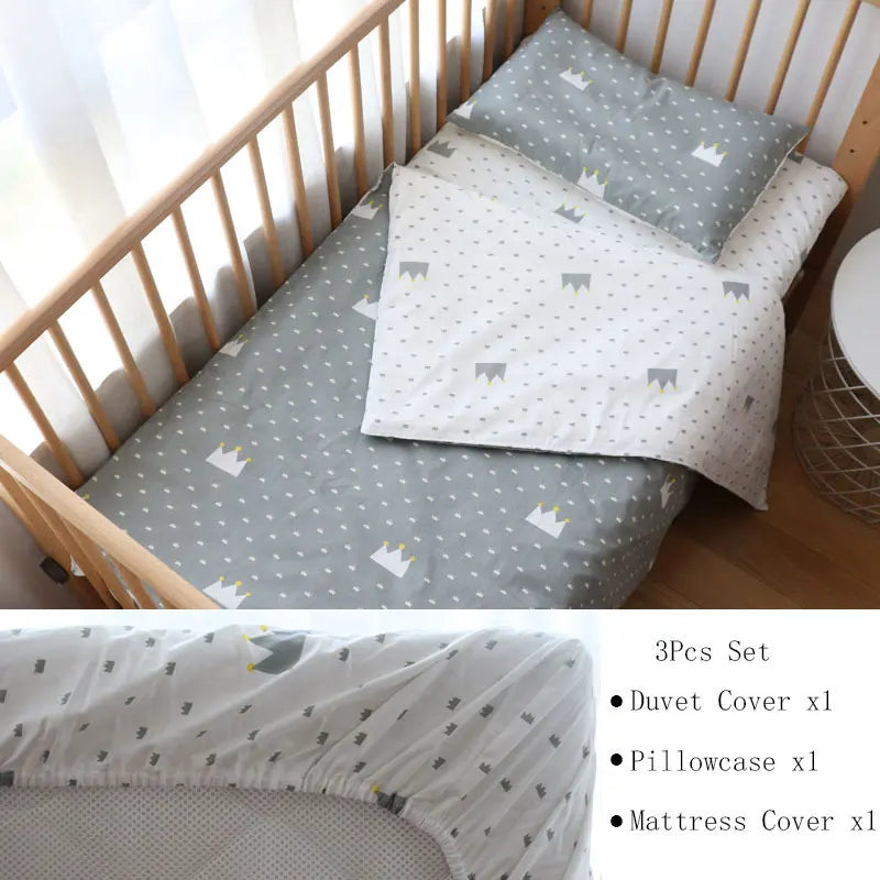 Pure Cotton Baby Bedding Set