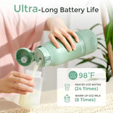 Portable Milk Warmer for Travel – Heating Modes for Breast Milk & Water - Organibabe
