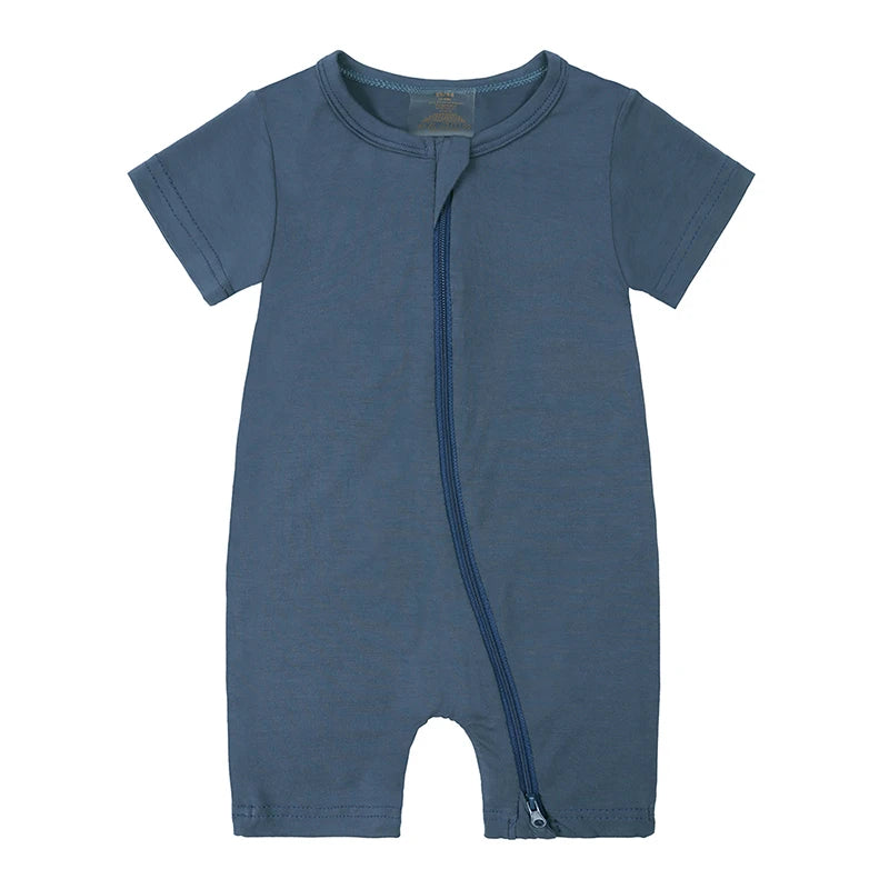 Minimalist Bamboo Fiber Solid Romper