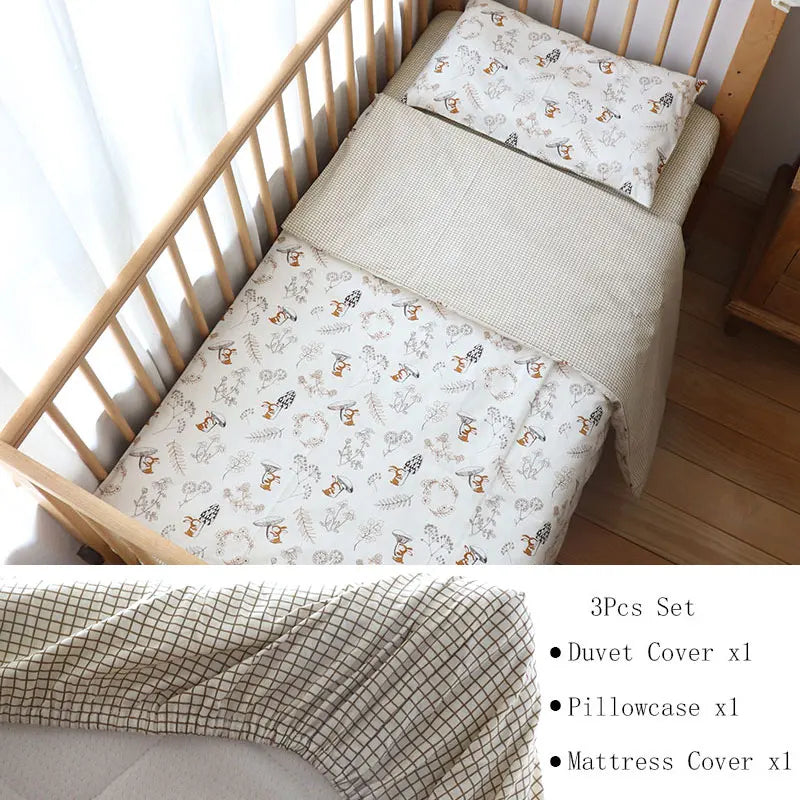 Pure Cotton Baby Bedding Set