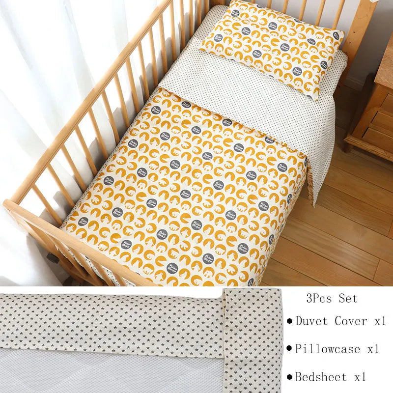 Pure Cotton Baby Bedding Set