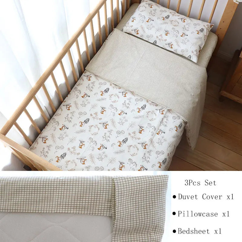 Pure Cotton Baby Bedding Set