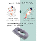 U Shaped Pregnancy Pillows for Sleeping - Organibabe