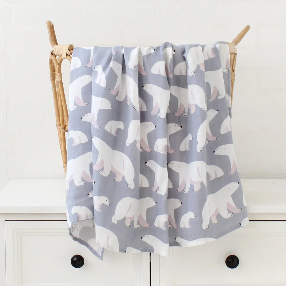 Super Soft Organic Swaddle Blanket