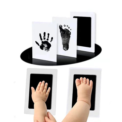 Newborn Baby DIY Hand And Footprint Kit Ink Pads - Organibabe
