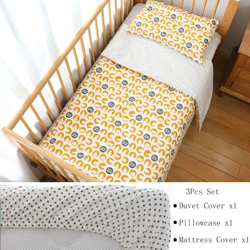 Pure Cotton Baby Bedding Set