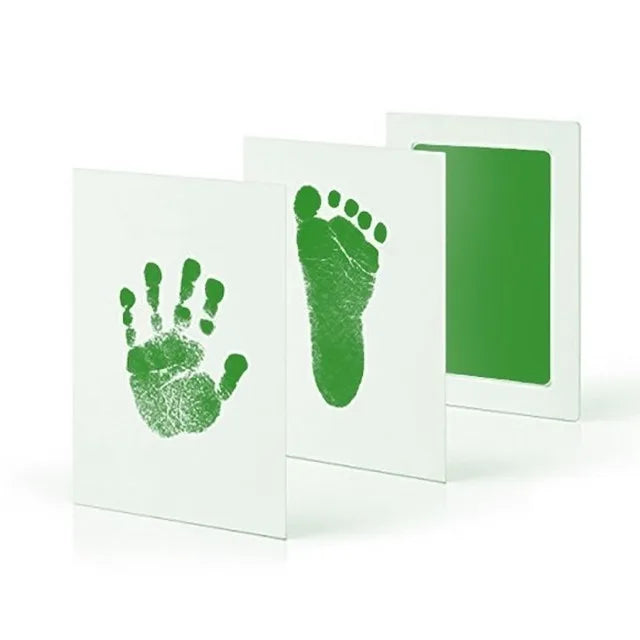 Newborn Baby DIY Hand And Footprint Kit Ink Pads - Organibabe