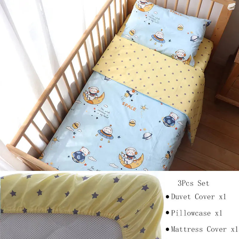 Pure Cotton Baby Bedding Set