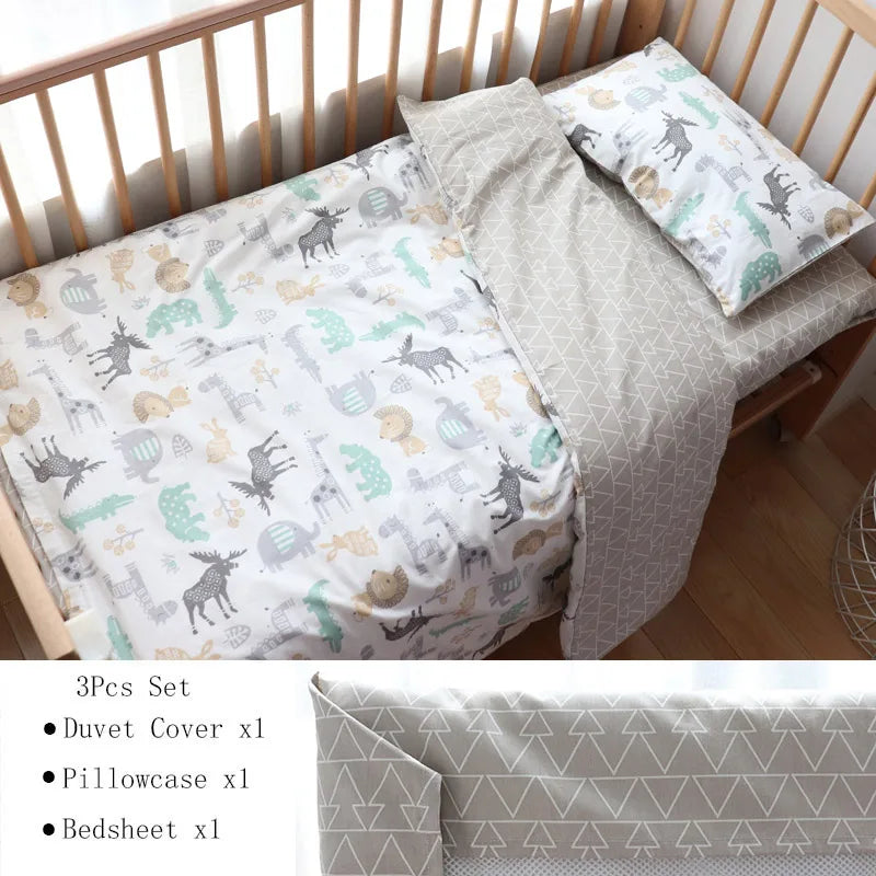 Pure Cotton Baby Bedding Set