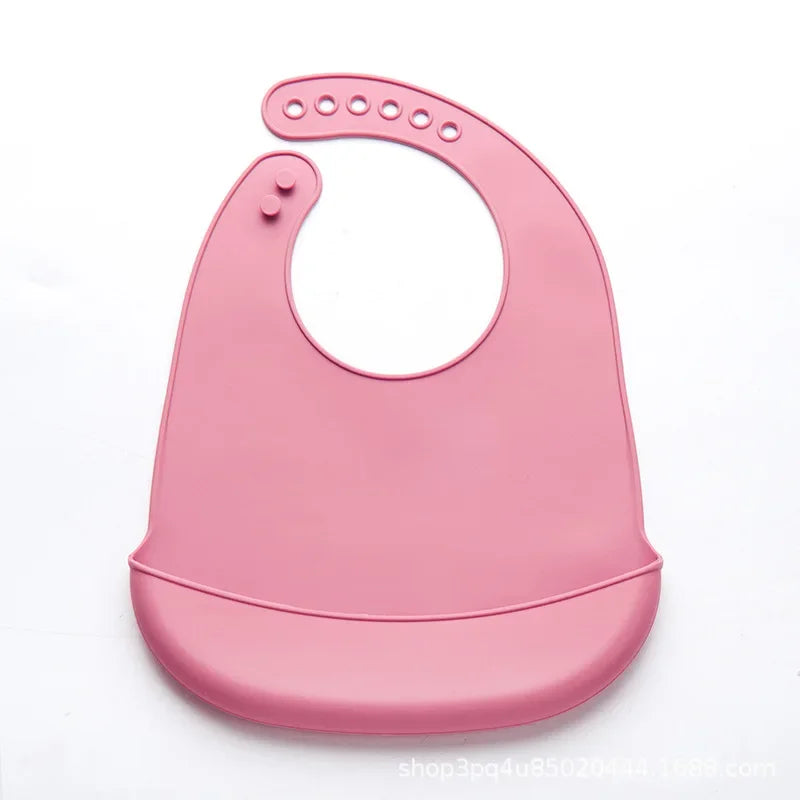 BPA Free Waterproof Soft Silicone Bib