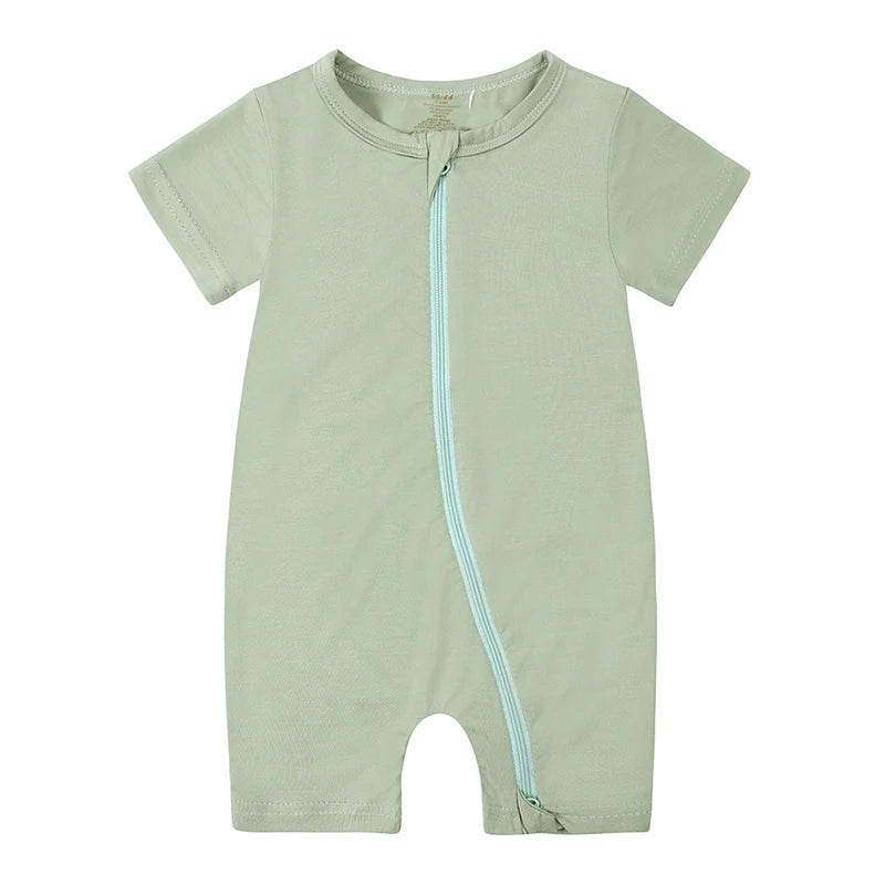 Minimalist Bamboo Fiber Solid Romper