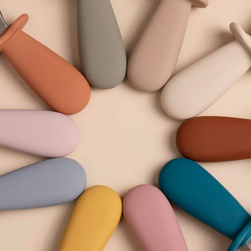 Stainless Steel Baby Spoon Fork Set - Organibabe