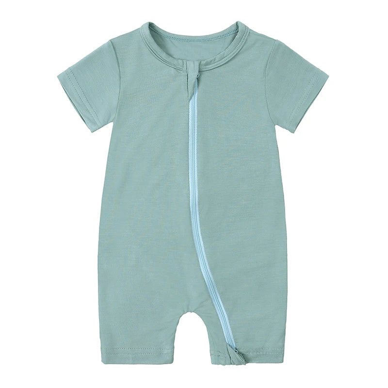 Minimalist Bamboo Fiber Solid Romper