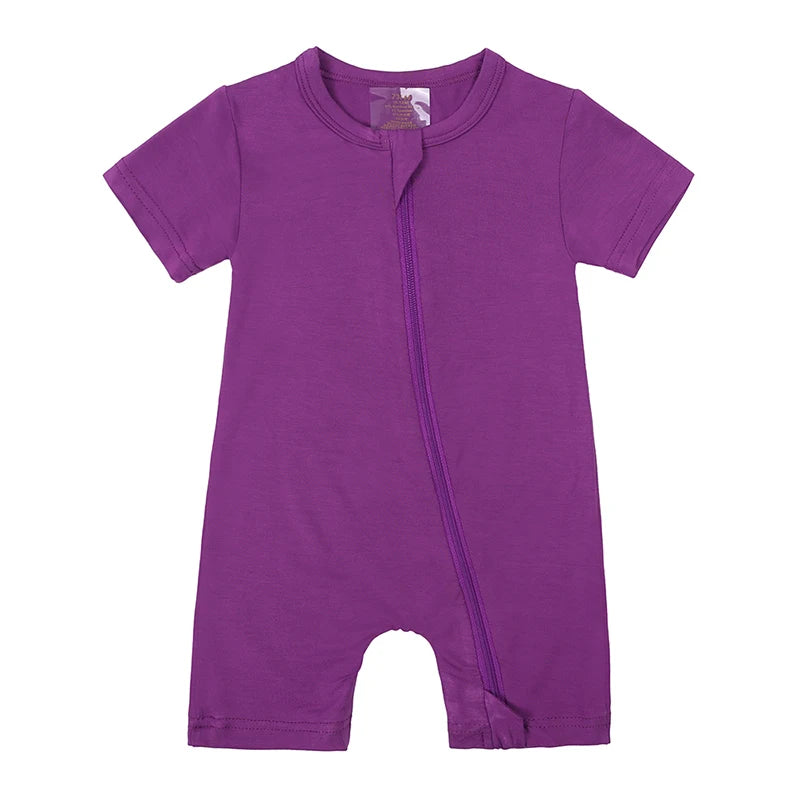 Minimalist Bamboo Fiber Solid Romper