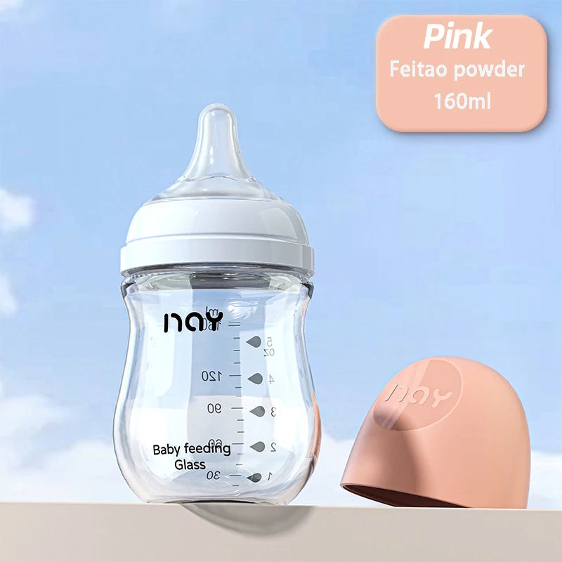 Anti-flatulence Wide-caliber Baby Glass Bottle