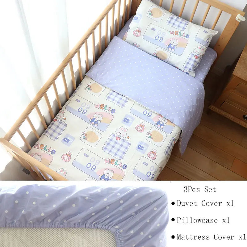 Pure Cotton Baby Bedding Set