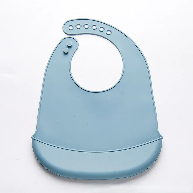 BPA Free Waterproof Soft Silicone Bib