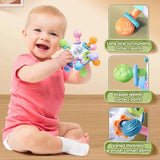 BabyGrippz™ – 3-in-1 Sensory Teether - Organibabe