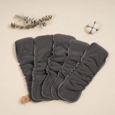 Bamboo Charcoal Microfiber Elastic Diaper Inserts - Organibabe