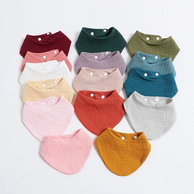 Cotton Baby Bandana Burp Cloth - Organibabe