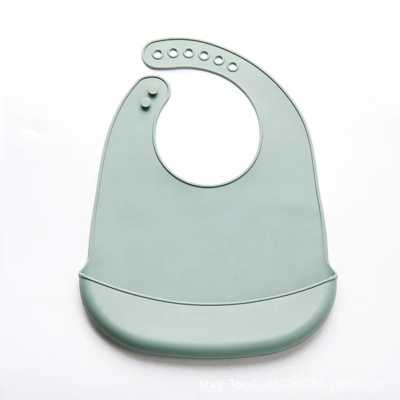 BPA Free Waterproof Soft Silicone Bib