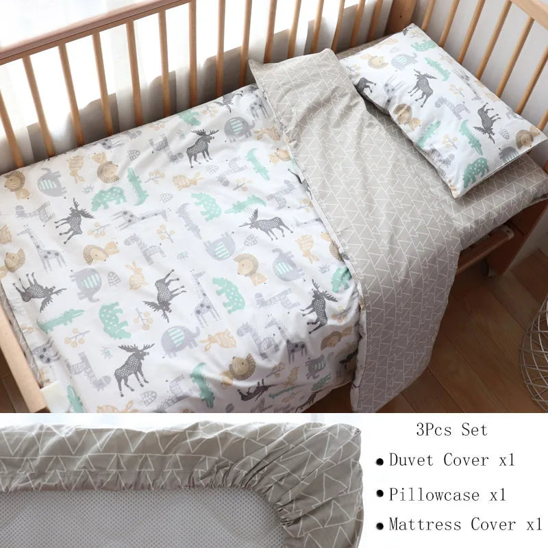 Pure Cotton Baby Bedding Set