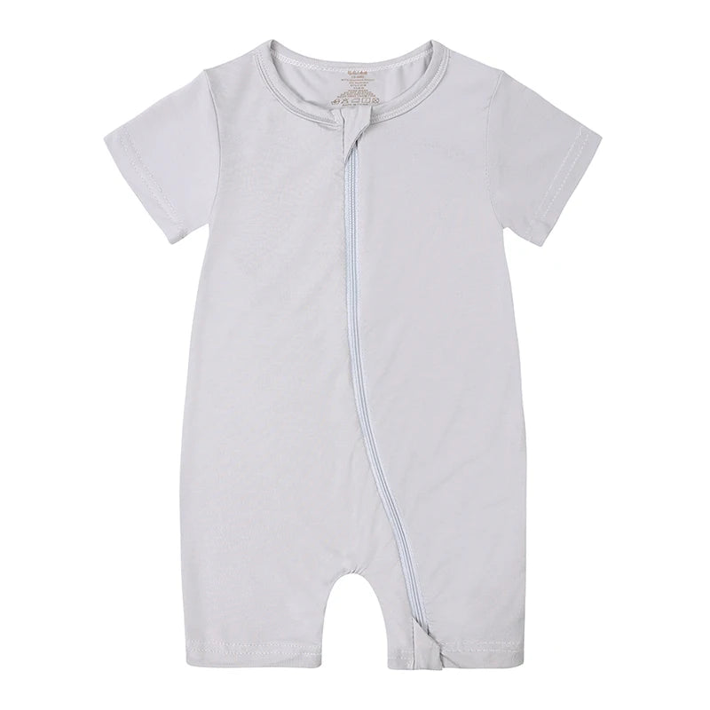 Minimalist Bamboo Fiber Solid Romper