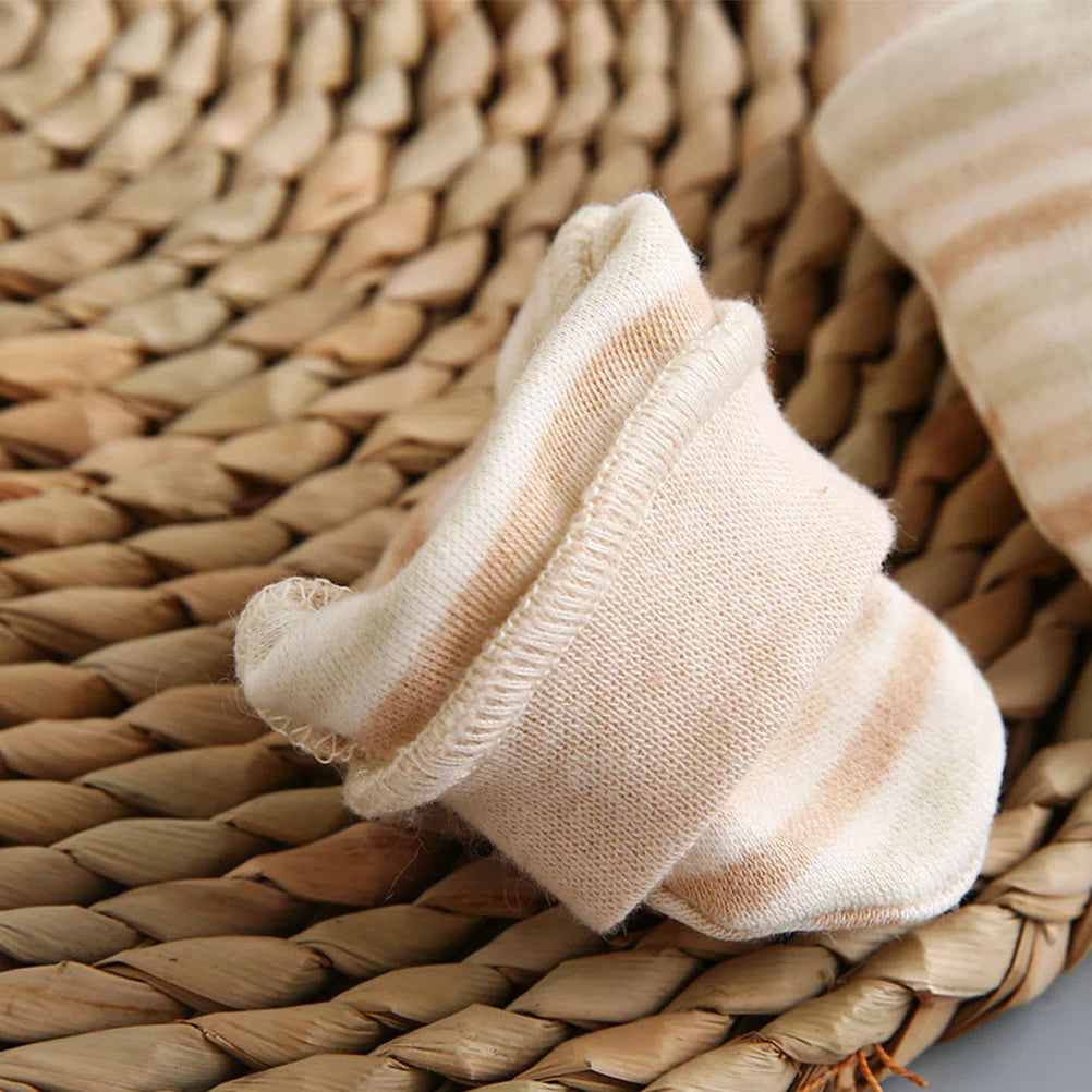 5 Pairs Anti-Scratch Cotton Mittens