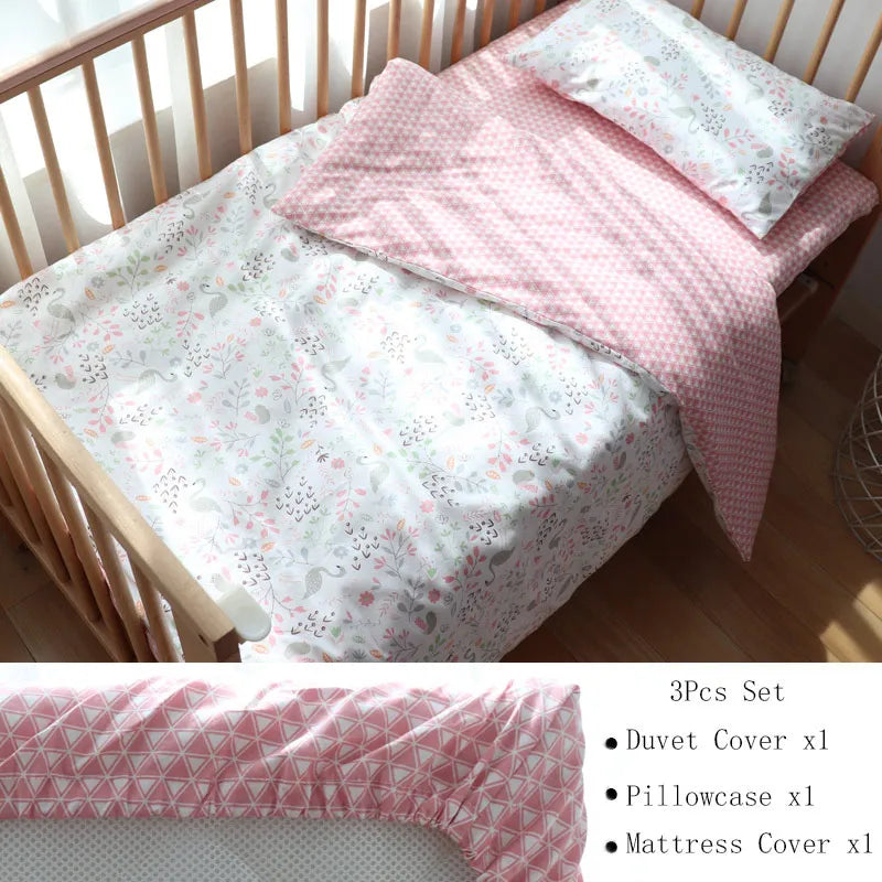 Pure Cotton Baby Bedding Set