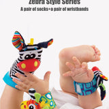 4pcs Baby Infant Wrist Rattle Socks Toys - Organibabe
