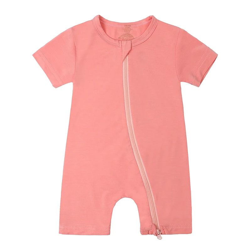 Minimalist Bamboo Fiber Solid Romper