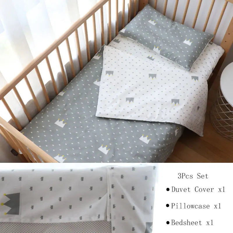 Pure Cotton Baby Bedding Set