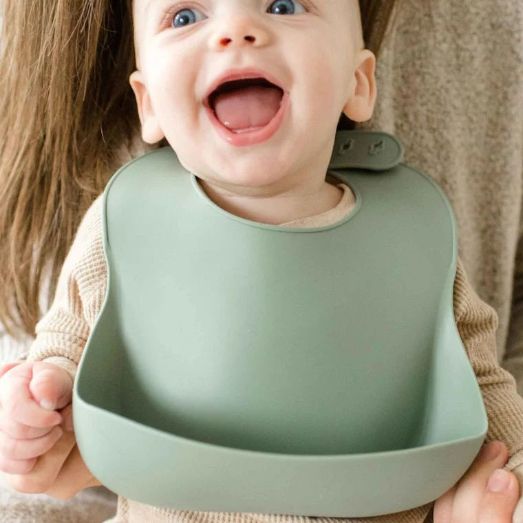 BPA Free Waterproof Soft Silicone Bib - Organibabe